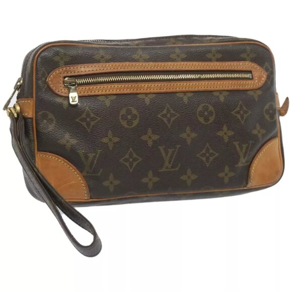 LOUIS VUITTON Monogram Marly Dragonne GM Clutch Bag - Picture 6 of 7